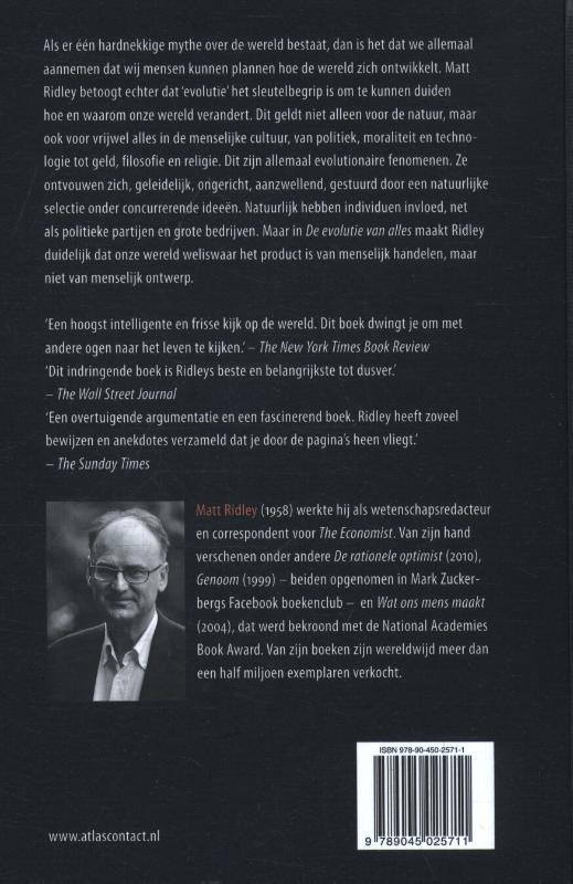 De evolutie van alles achterkant