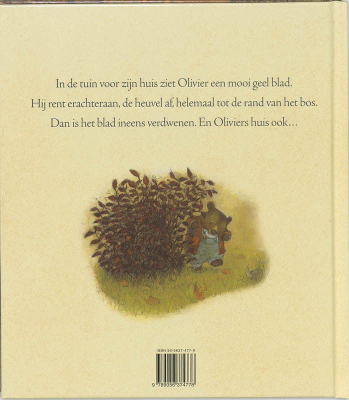 Wat nu, Olivier? achterkant
