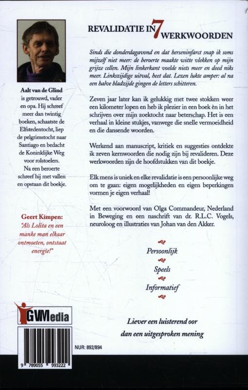 De zeven werkwoorden van revalideren achterkant