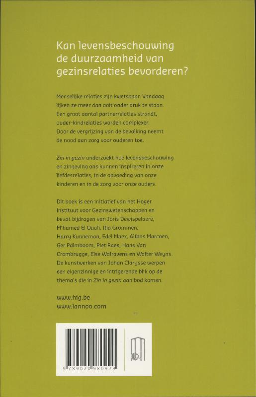 Zin In Gezin achterkant