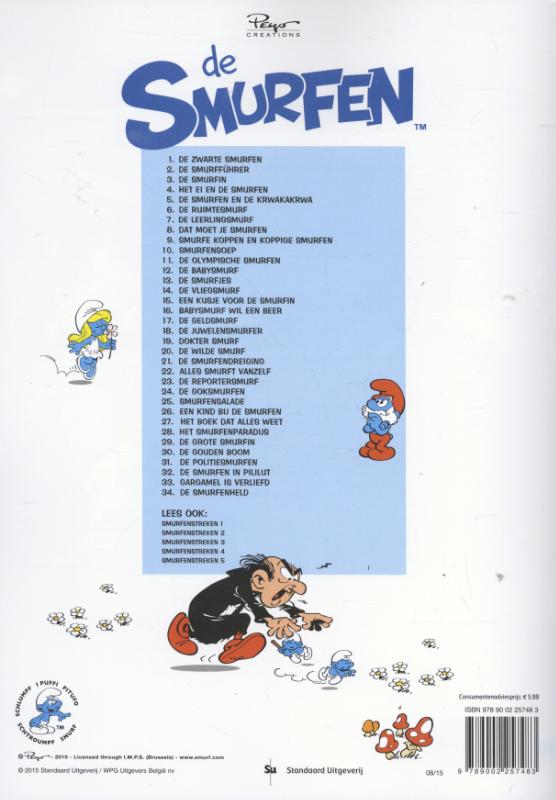 De Smurfenheld / De Smurfen / 34 achterkant
