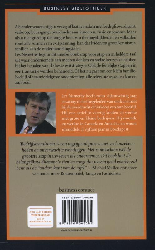 Exitstrategieën voor ondernemers achterkant