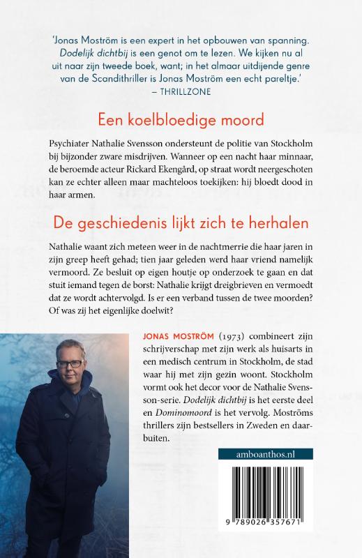 Dodelijk dichtbij / Nathalie Svensson / 1 achterkant