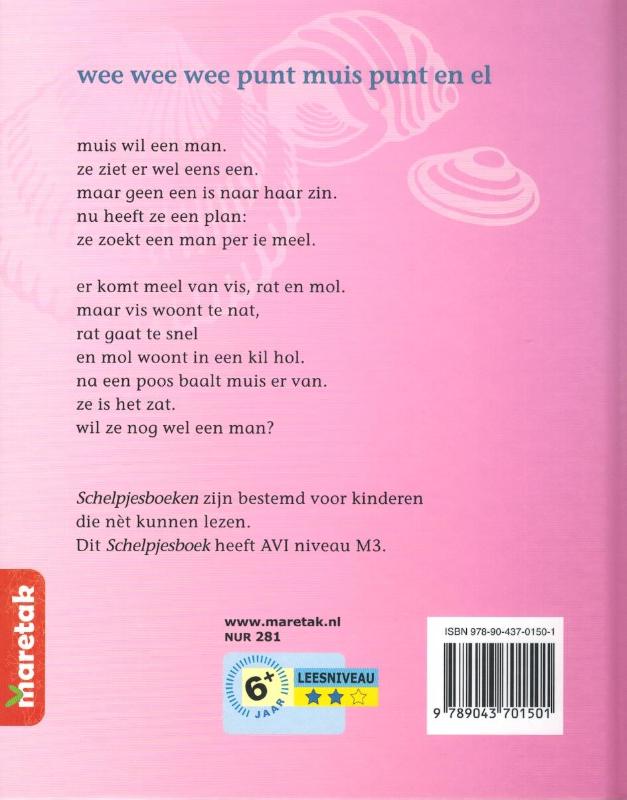 Schelpjes - Wee wee wee punt muis punt en el achterkant