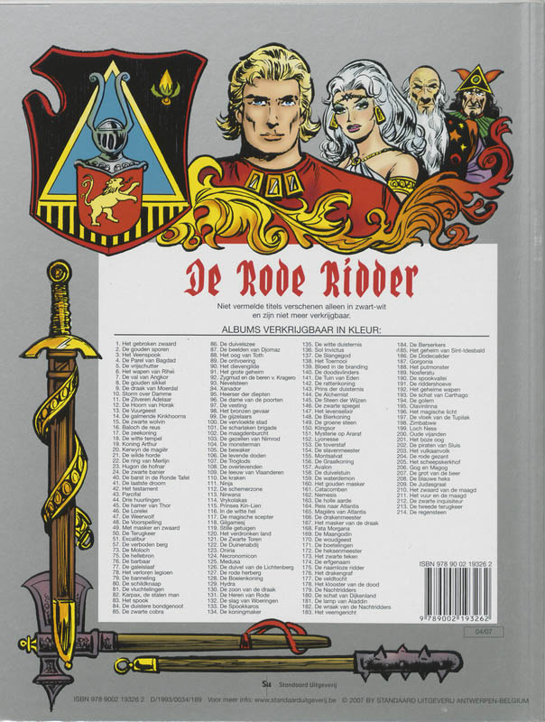 De bierkoning / De Rode Ridder / 148 achterkant