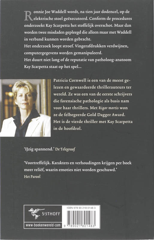 Kay Scarpetta 4 Rigor Mortis achterkant