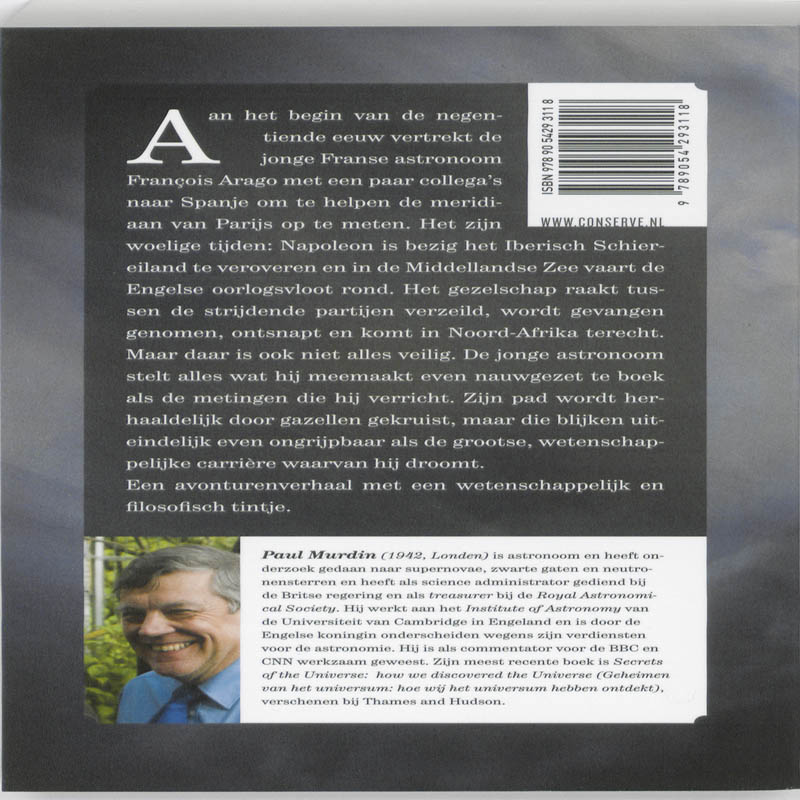 De astronoom en de gazelle achterkant