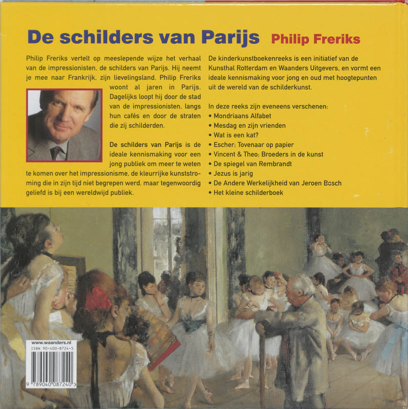 De schilders van Parijs achterkant