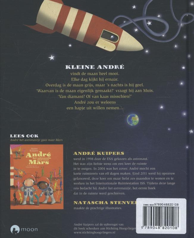 Andre het astronautje achterkant