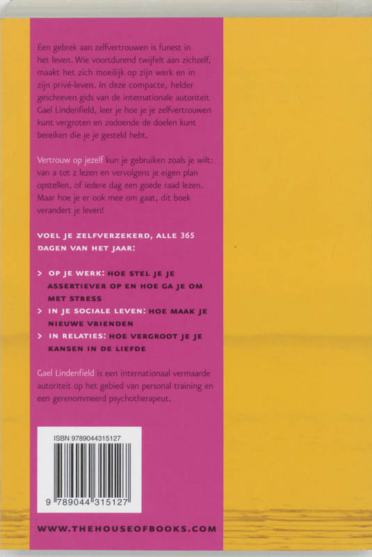 Vertrouw Op Jezelf achterkant