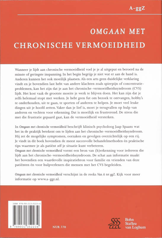 Omgaan met chronische vermoeidheid / Van A tot ggZ achterkant