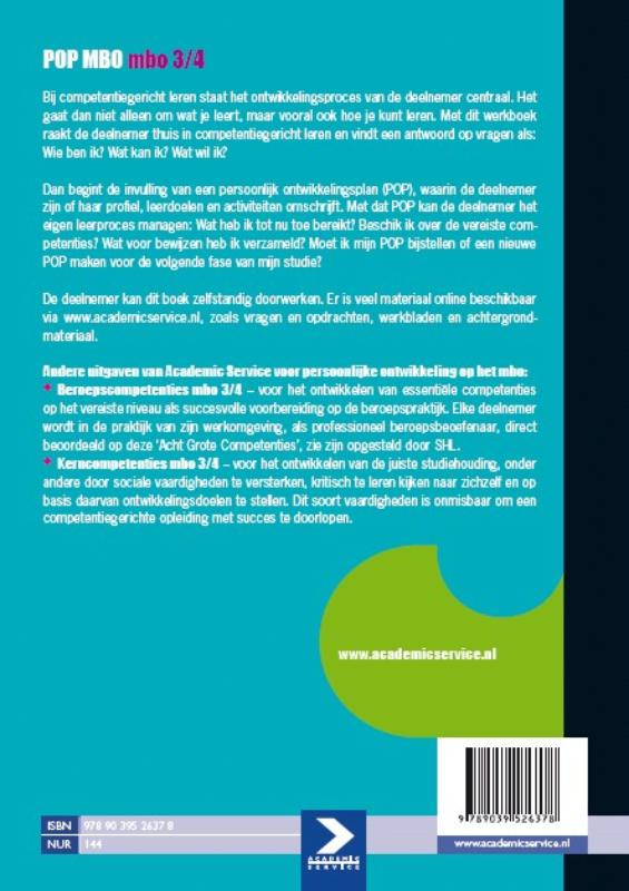 POP MBO niveau 3/4 achterkant