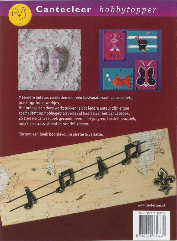 Van canvasdoek tot kunst / Cantecleer hobbytopper achterkant