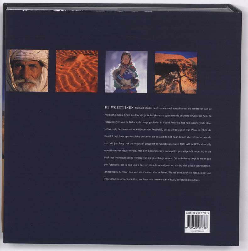 De Woestijnen achterkant