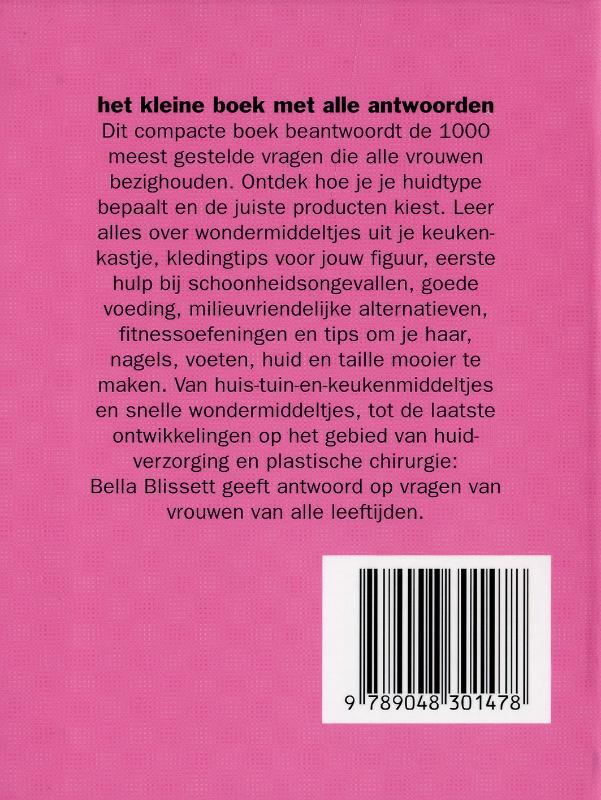Het 1000 vragenboekje over beauty achterkant