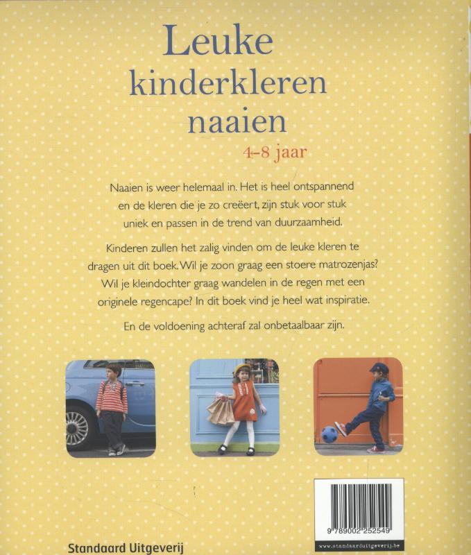 Leuke kinderkleren naaien achterkant