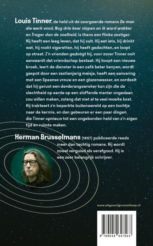 Maanlicht van een andere planeet achterkant