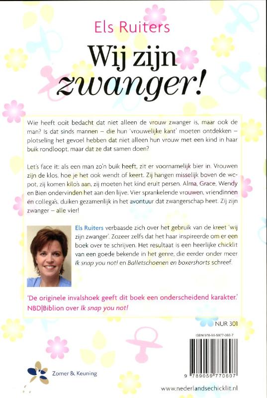 Wij zijn zwanger! achterkant