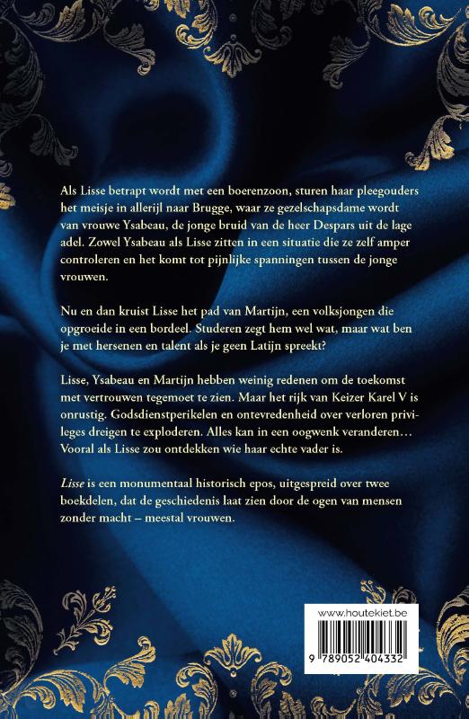 Tussen slijk en satijn / Lisse achterkant