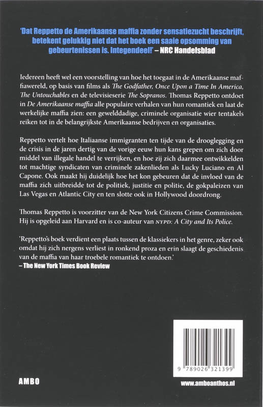 De Amerikaanse Maffia achterkant
