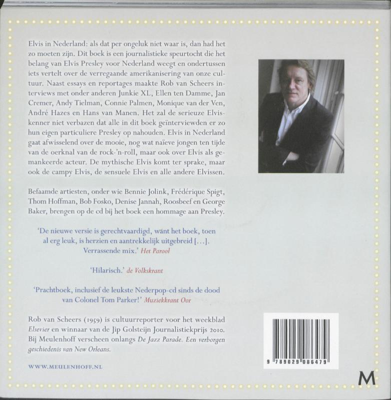 Elvis in Nederland achterkant