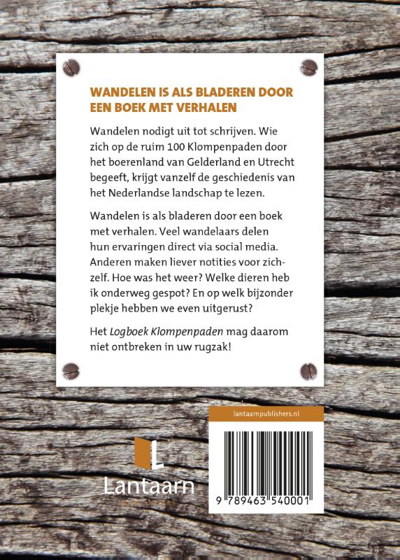 Logboek klompenpaden achterkant