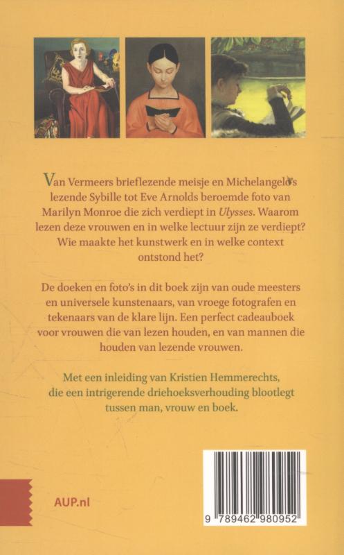 Vrouwen die lezen zijn gevaarlijk achterkant