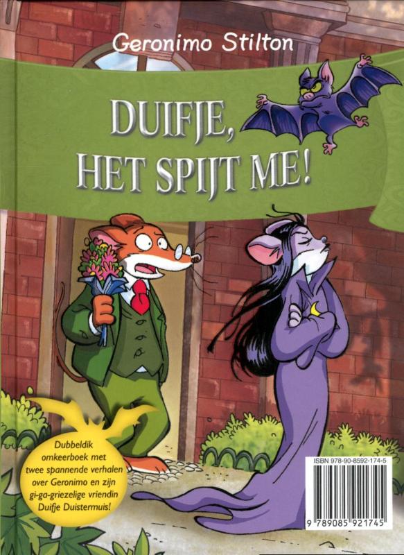 Een monsterlijk mysterie / Duifje, het spijt me! achterkant