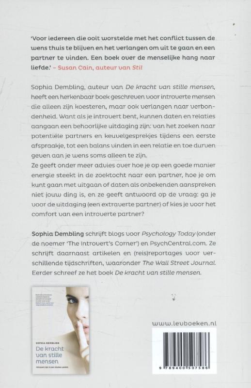 Het hart van stille mensen achterkant