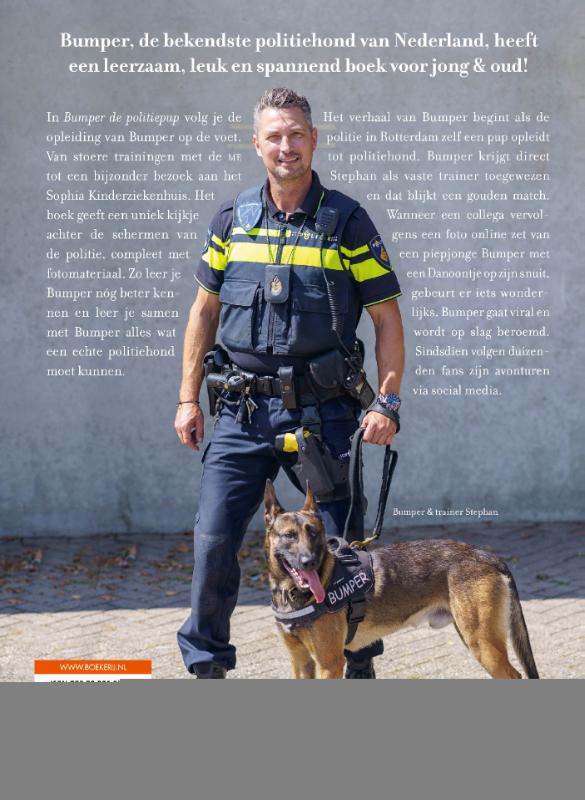 Bumper de politiepup achterkant