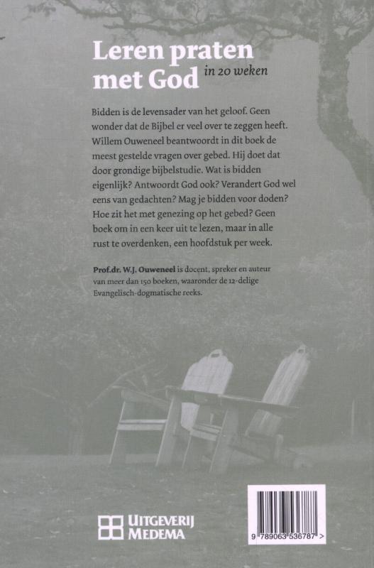 Leren praten met God achterkant