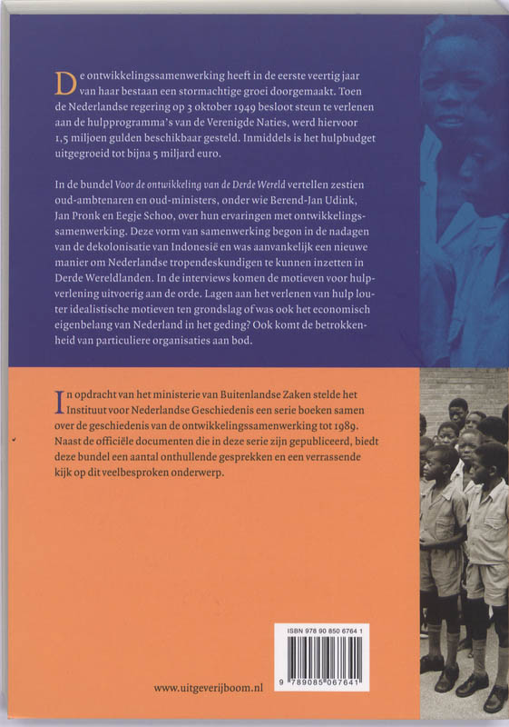 Voor de ontwikkeling van de derde wereld achterkant