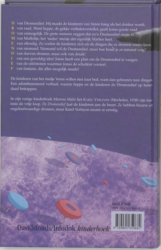 De Dromendief achterkant