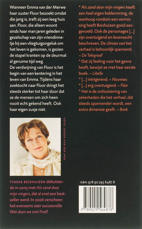 Als Zand Door Mijn Vingers achterkant