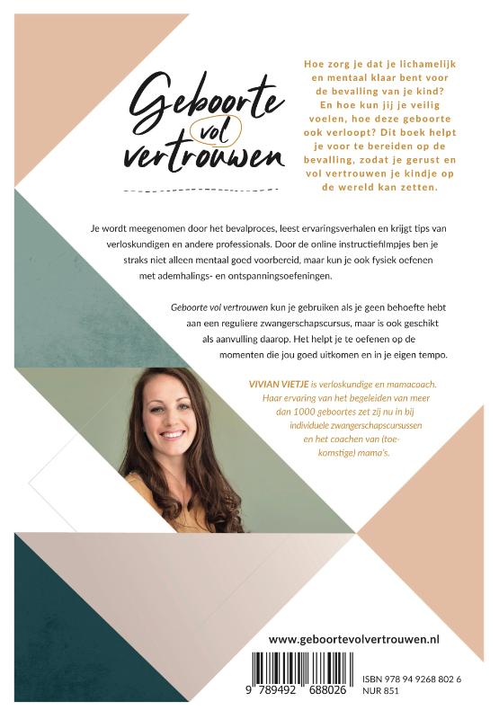 Geboorte vol vertrouwen achterkant