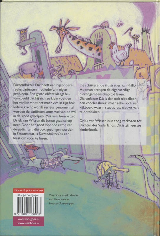 Dierendokter Dik achterkant