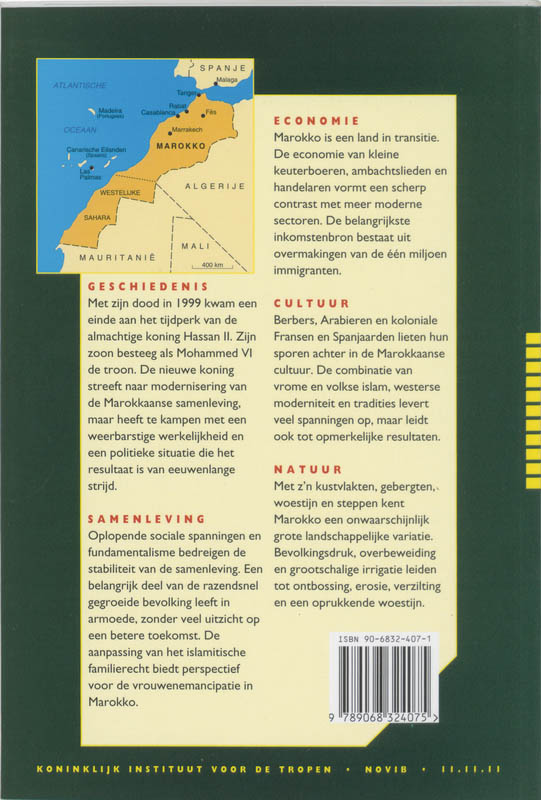 Marokko / Landenreeks achterkant