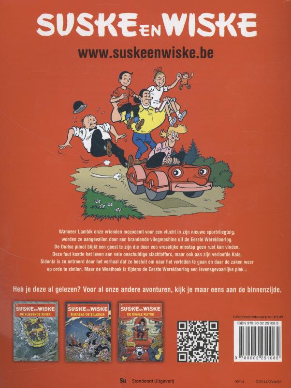 Het schrikkelspook / Suske en Wiske / 325 achterkant