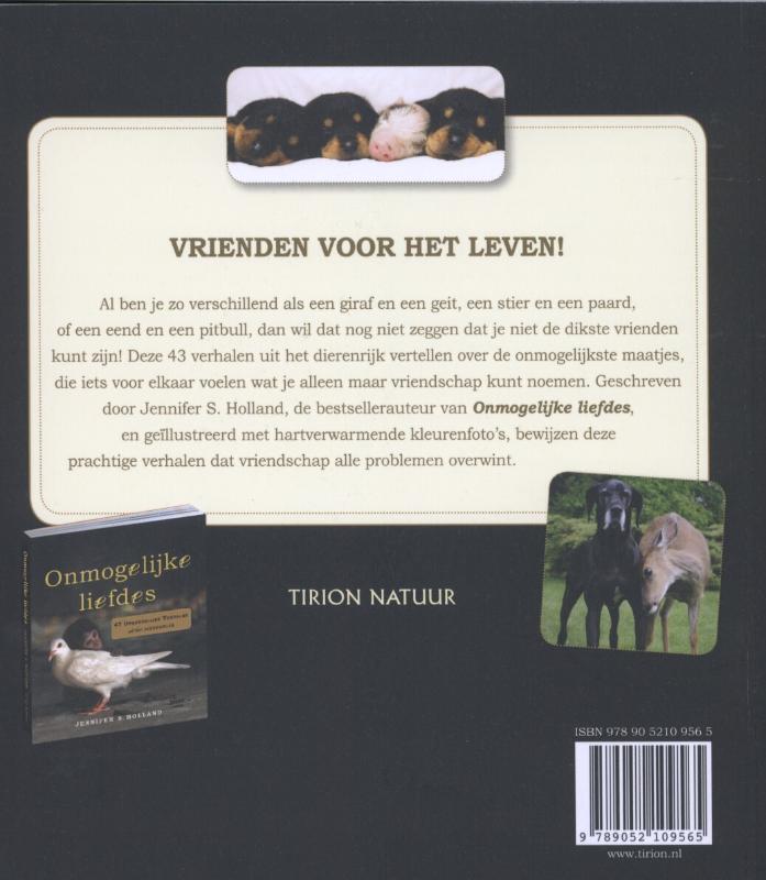 Onmogelijke vriendschappen achterkant