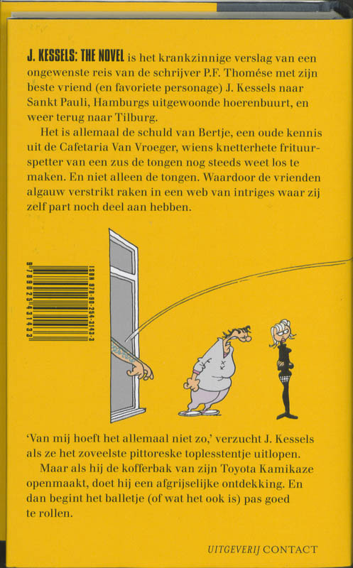 J. Kessels: The Novel achterkant