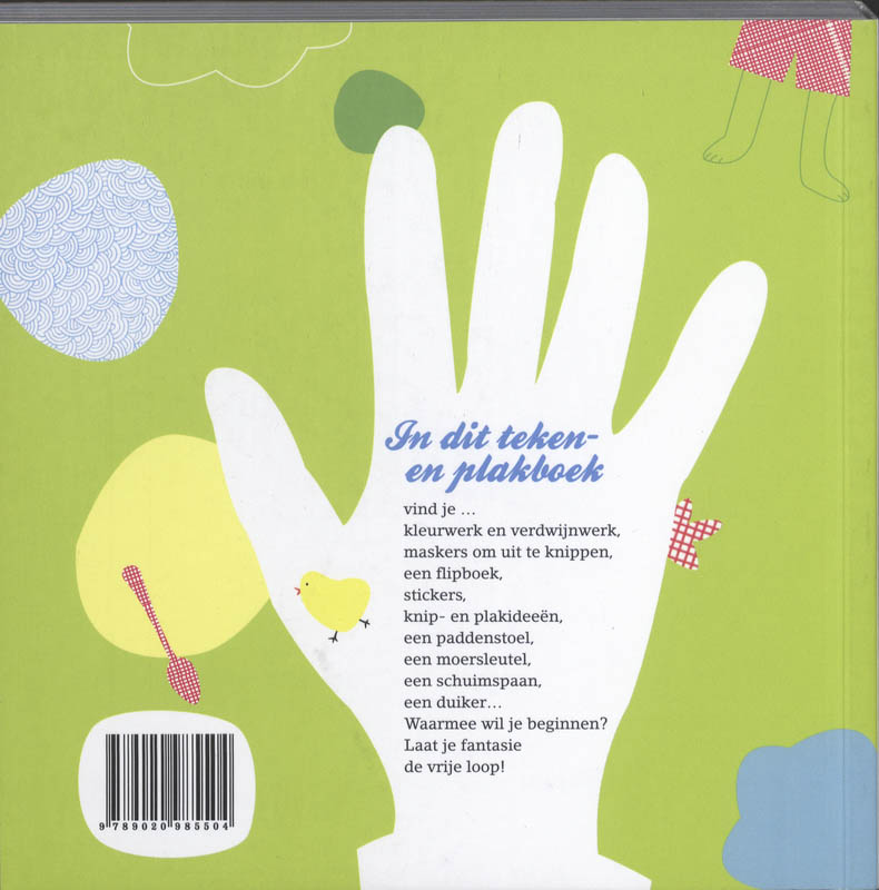 Mijn Teken- En Plakboek achterkant