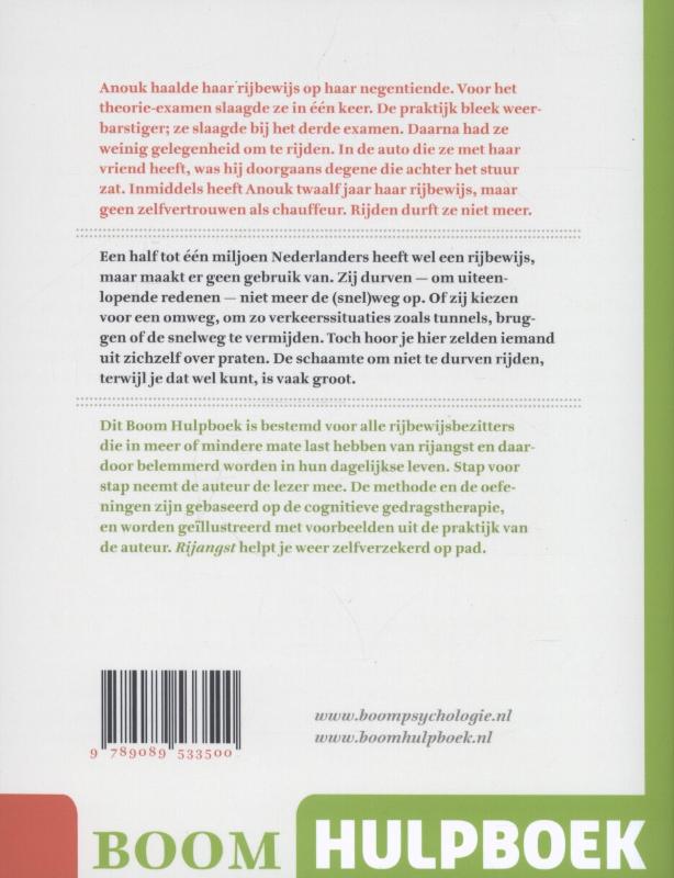 Rijangst / Boom Hulpboek achterkant