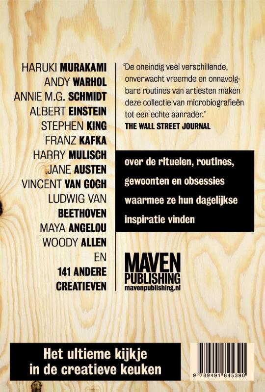 Dagelijkse rituelen achterkant