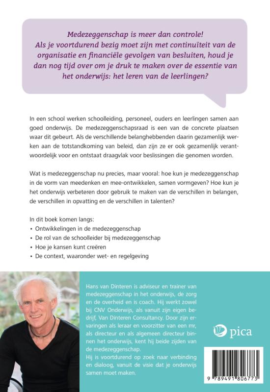 Kansrijke medezeggenschap in het onderwijs / Leiderschap in de onderwijspraktijk achterkant