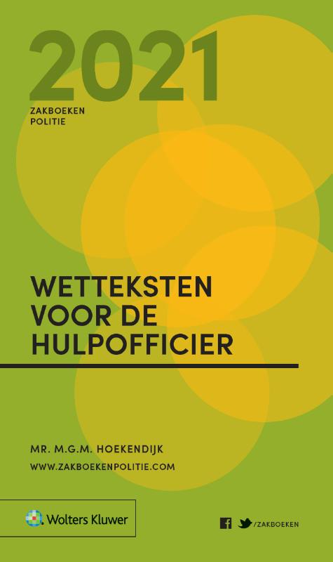 Zakboek Wetteksten voor de Hulpofficier 2021