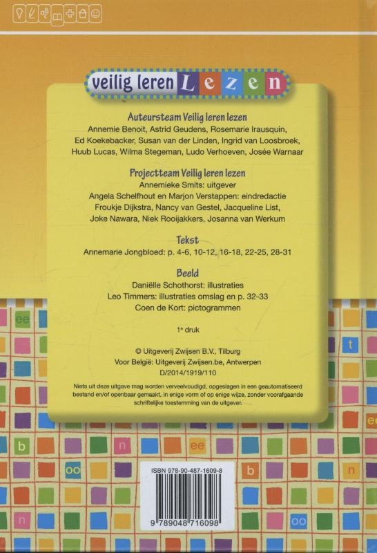Veilig en vlot / Kern 2 Maan / Veilig leren lezen achterkant