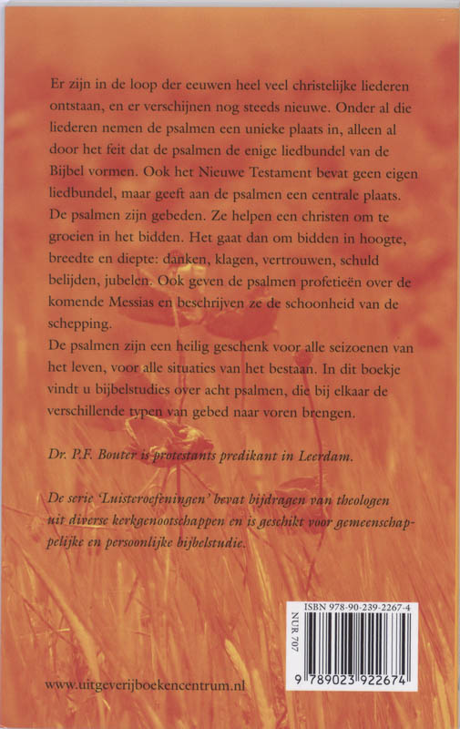 Psalmen / Luisteroefeningen achterkant