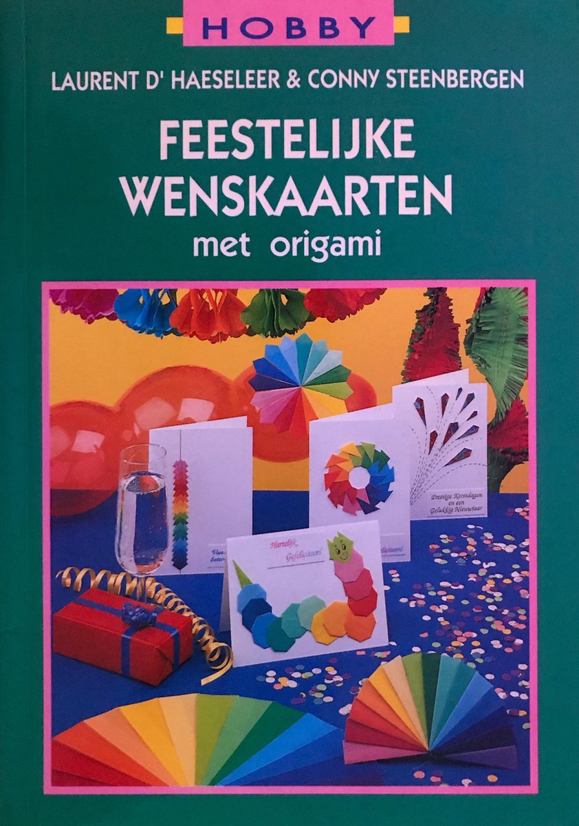 Feestelijke wenskaarten met origami