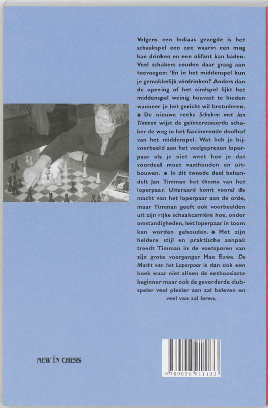 Macht Van Het Loperpaar - Schaakboek middenspel strategie achterkant