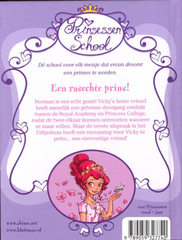 Een rasechte prins / Prinsessenschool / 2 achterkant